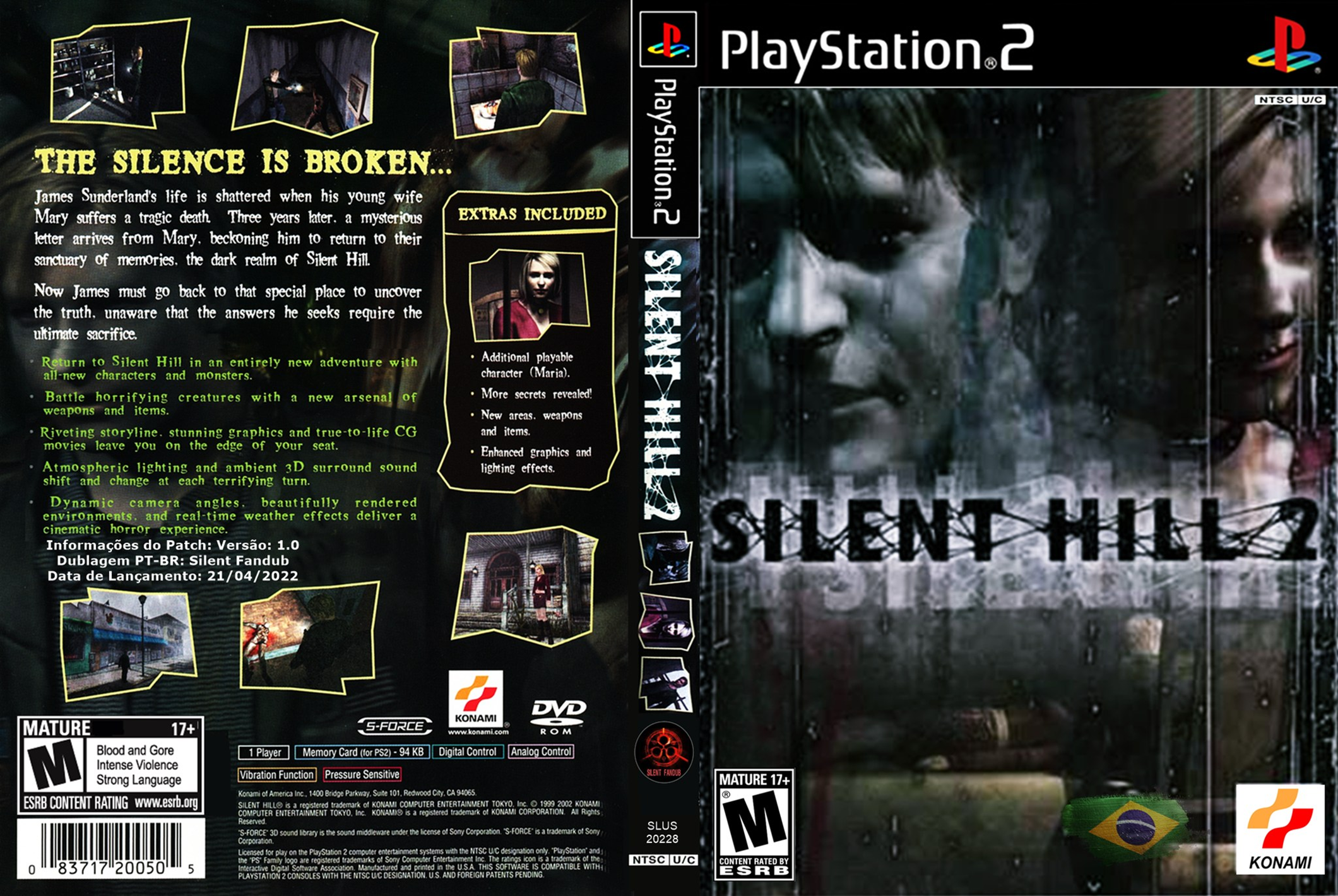 Meu PS2 Nostalgia: Silent Hill 2 Greatest Hits Dublado e Legendado